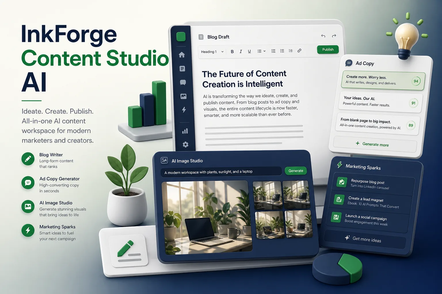 InkForge Content Studio — Marketing