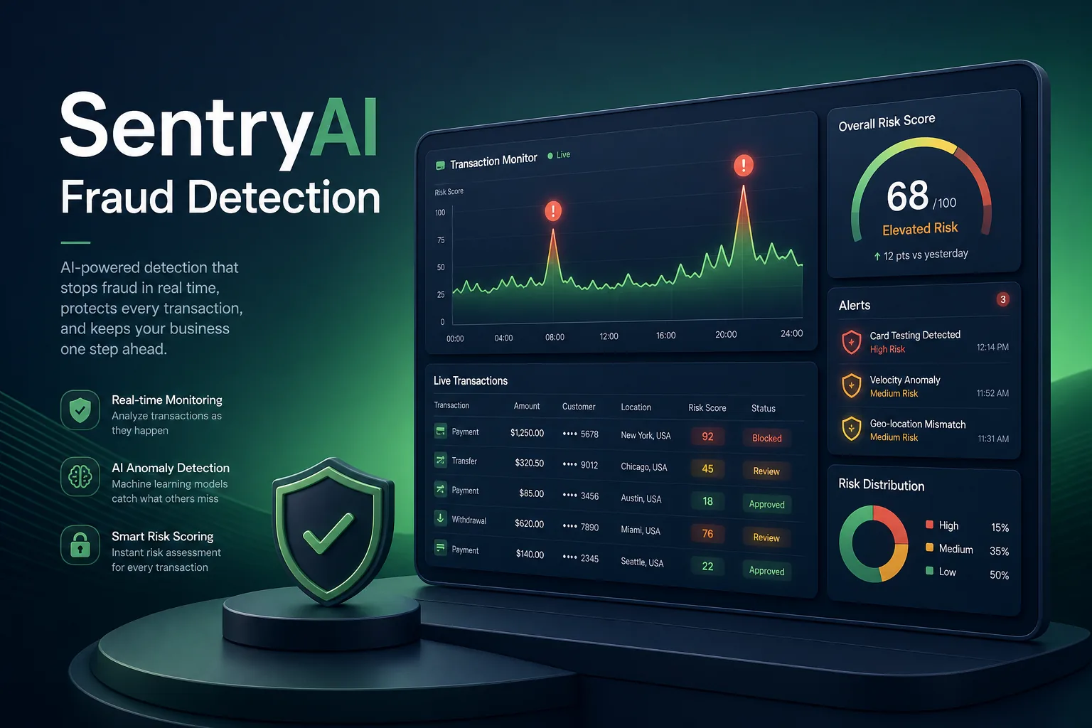 SentryAI Fraud Detection — FinTech