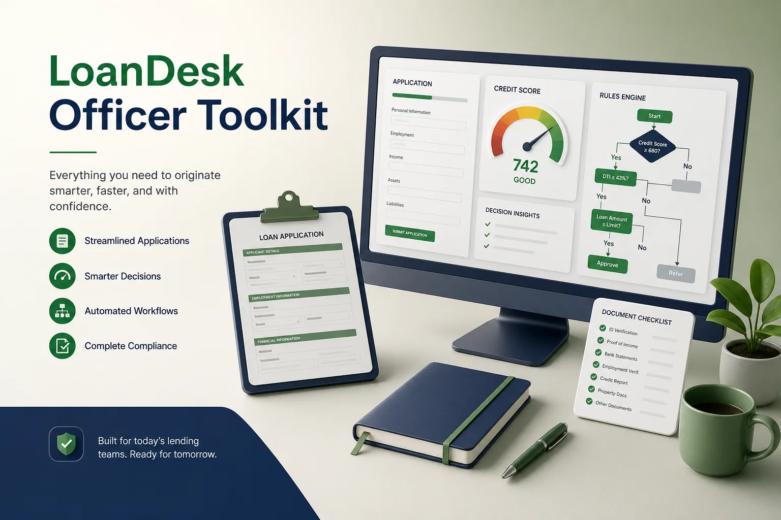 LoanDesk Officer Toolkit — FinTech