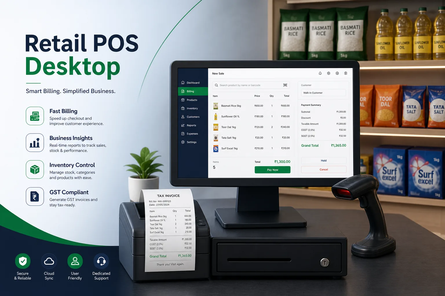 BillDesk Retail POS (Desktop) — Retail
