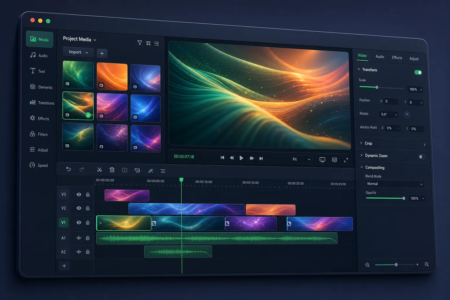ClipForge Video Editor — core workflow screen