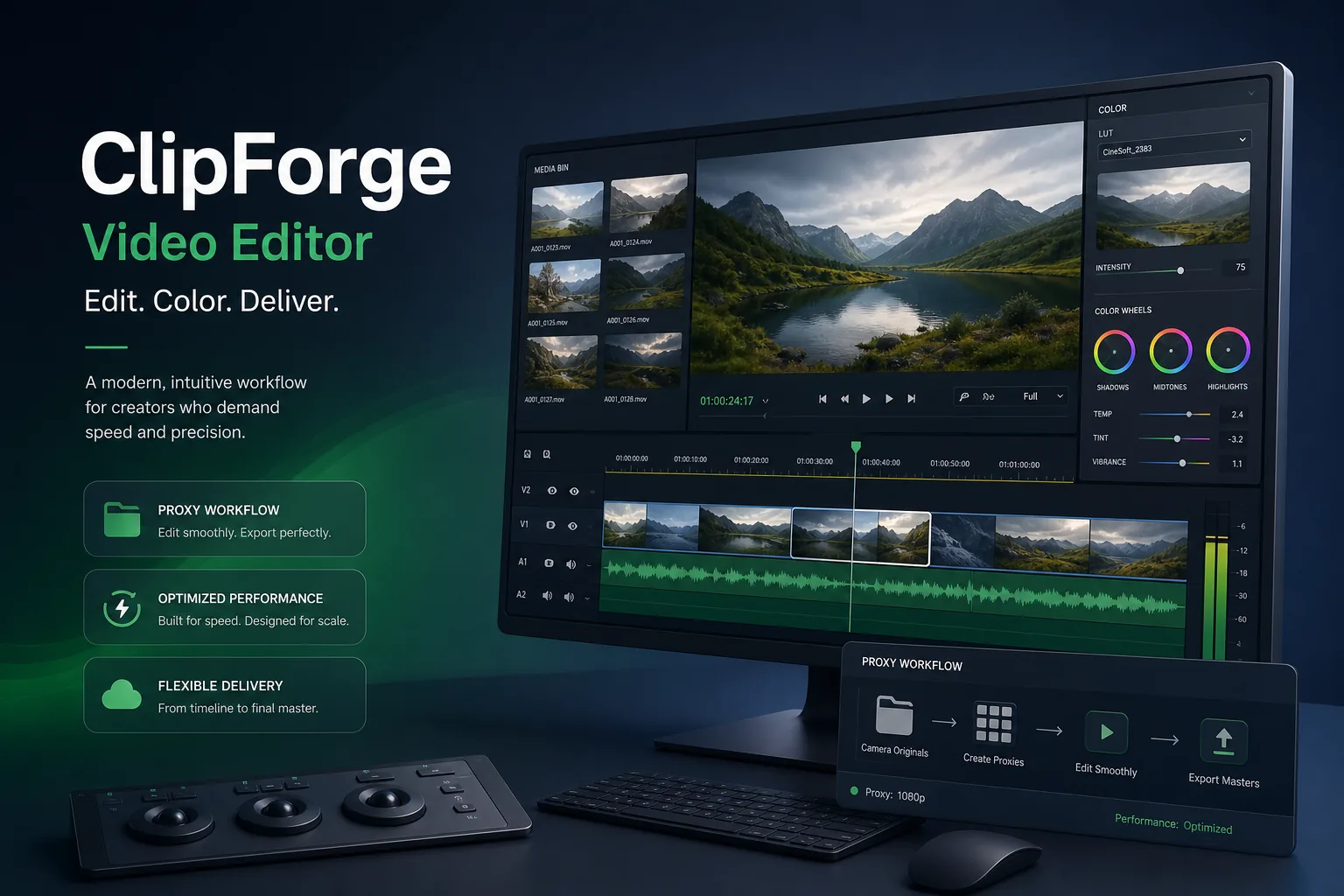 ClipForge Video Editor — Creative