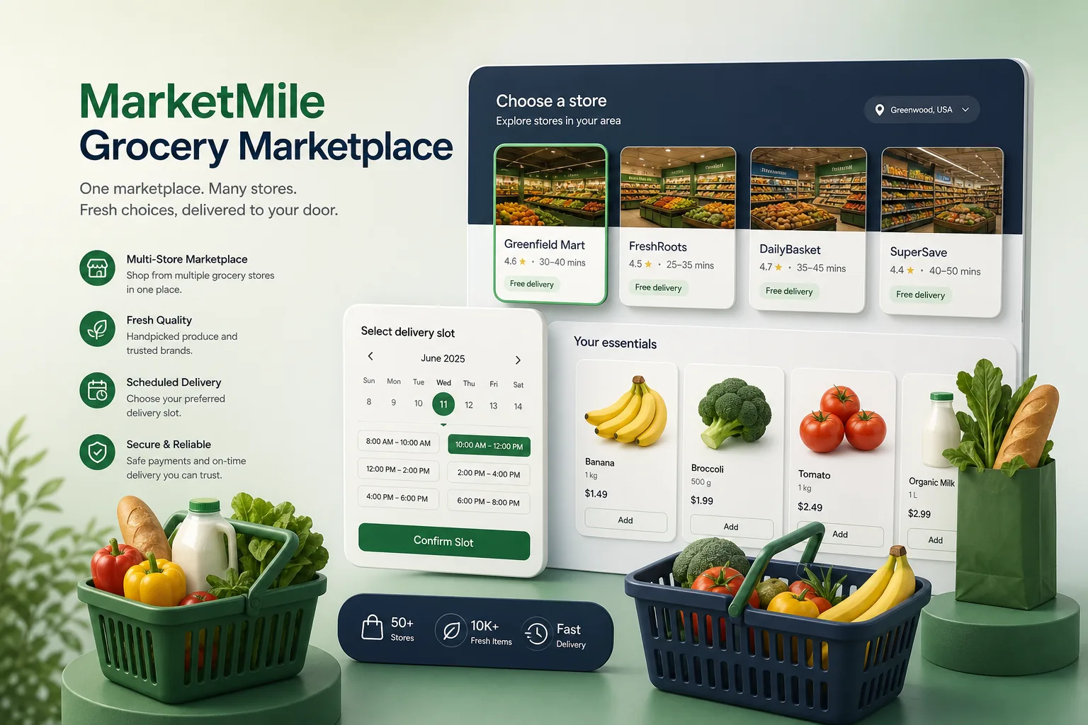 MarketMile Grocery Marketplace — Retail