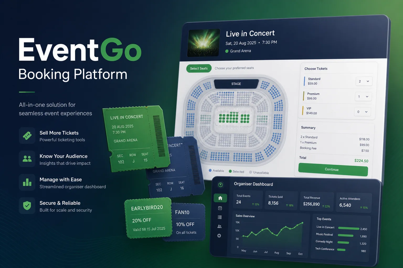 EventGo Booking Platform — Events
