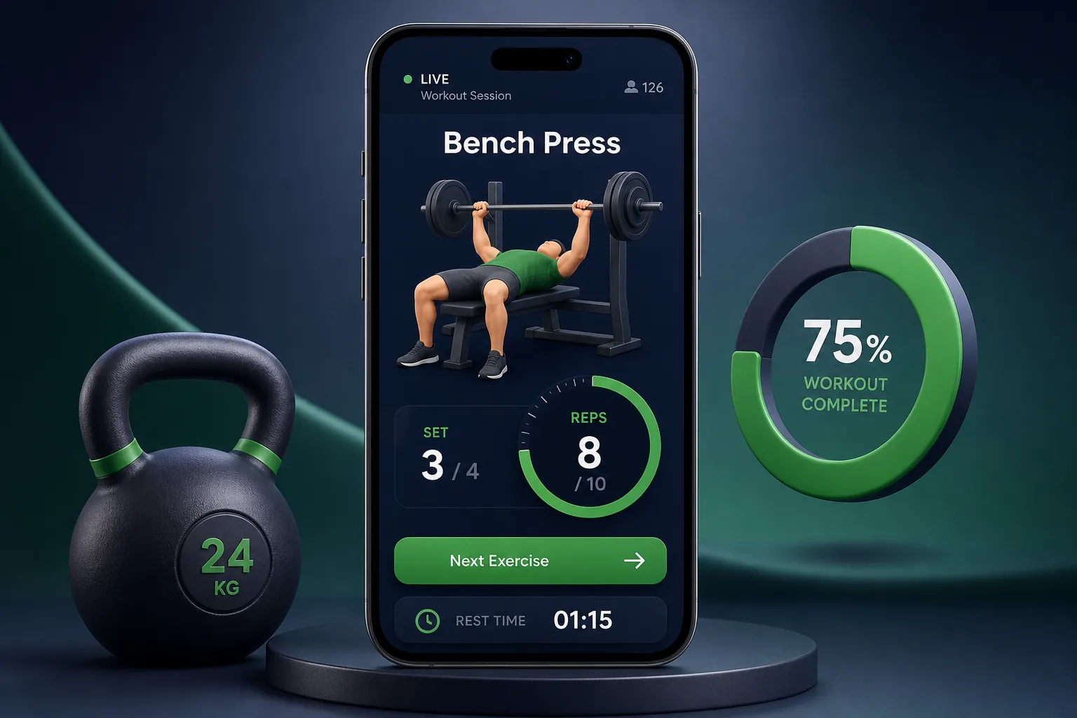 FlexFit Coach — core workflow screen