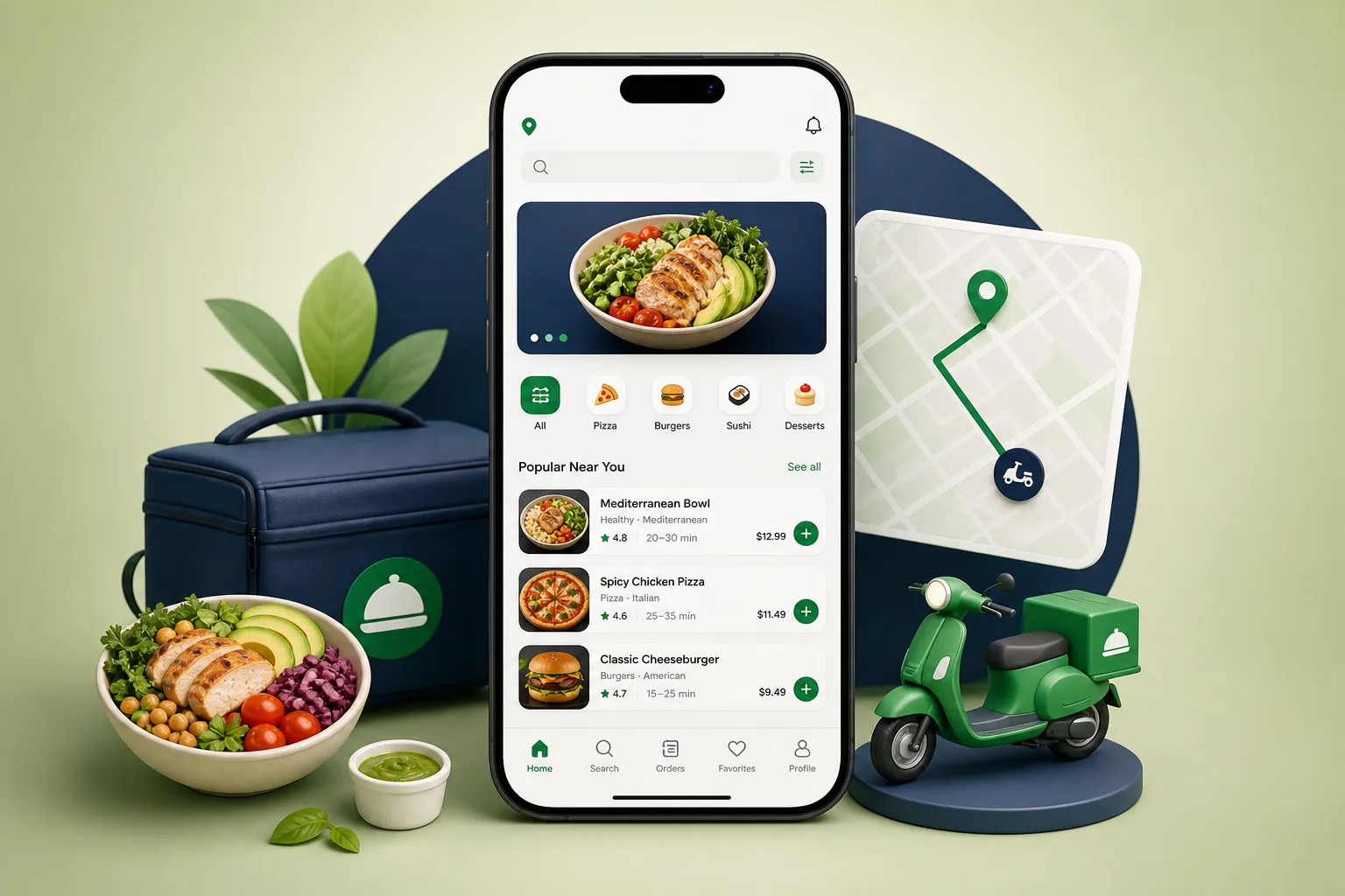 QuickBite Food Delivery App — F&B