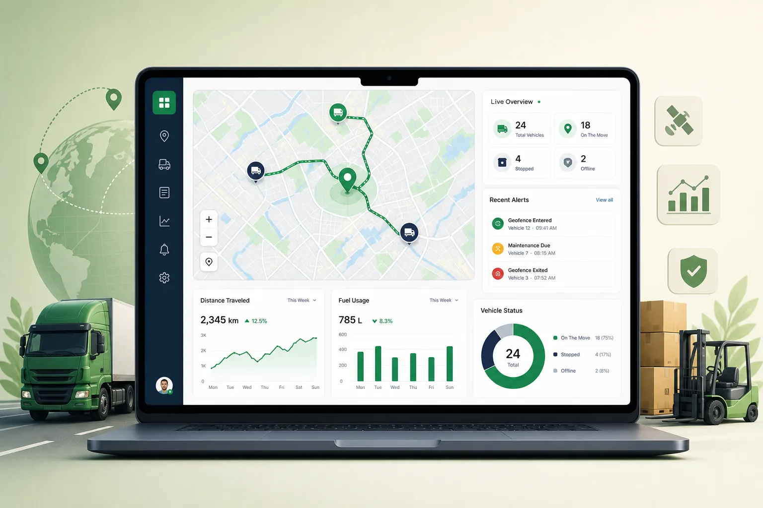 LogiTrack – Fleet & Delivery Tracker — Logistics