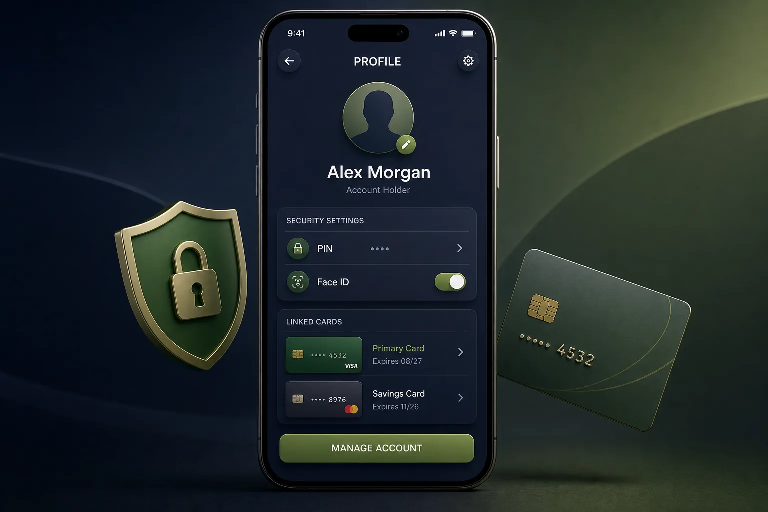 SafeBank Mobile Banking — settings and configuration