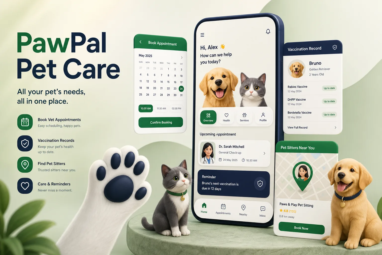 PawPal Pet Care — Pets