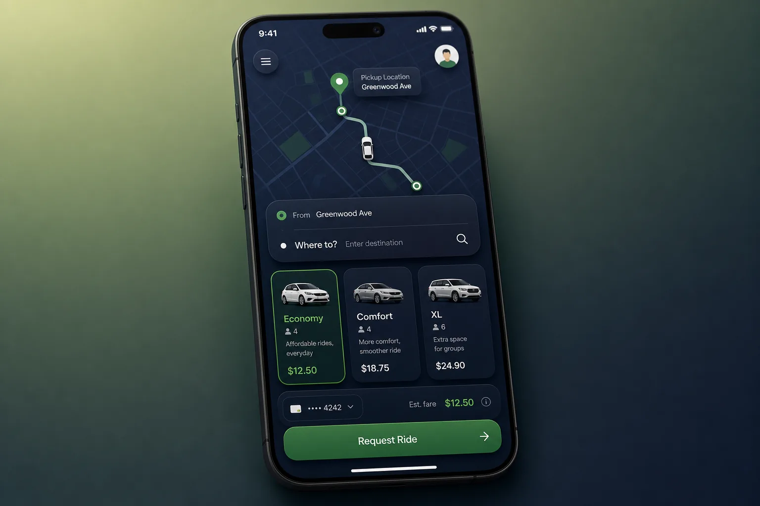 RideNow – Ride Hailing — dashboard overview