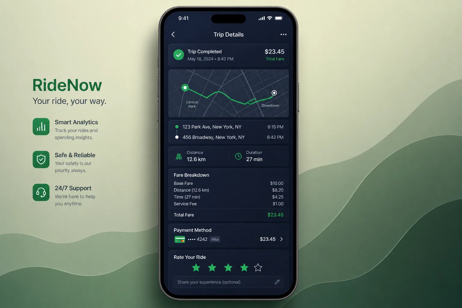 RideNow – Ride Hailing — analytics and reporting