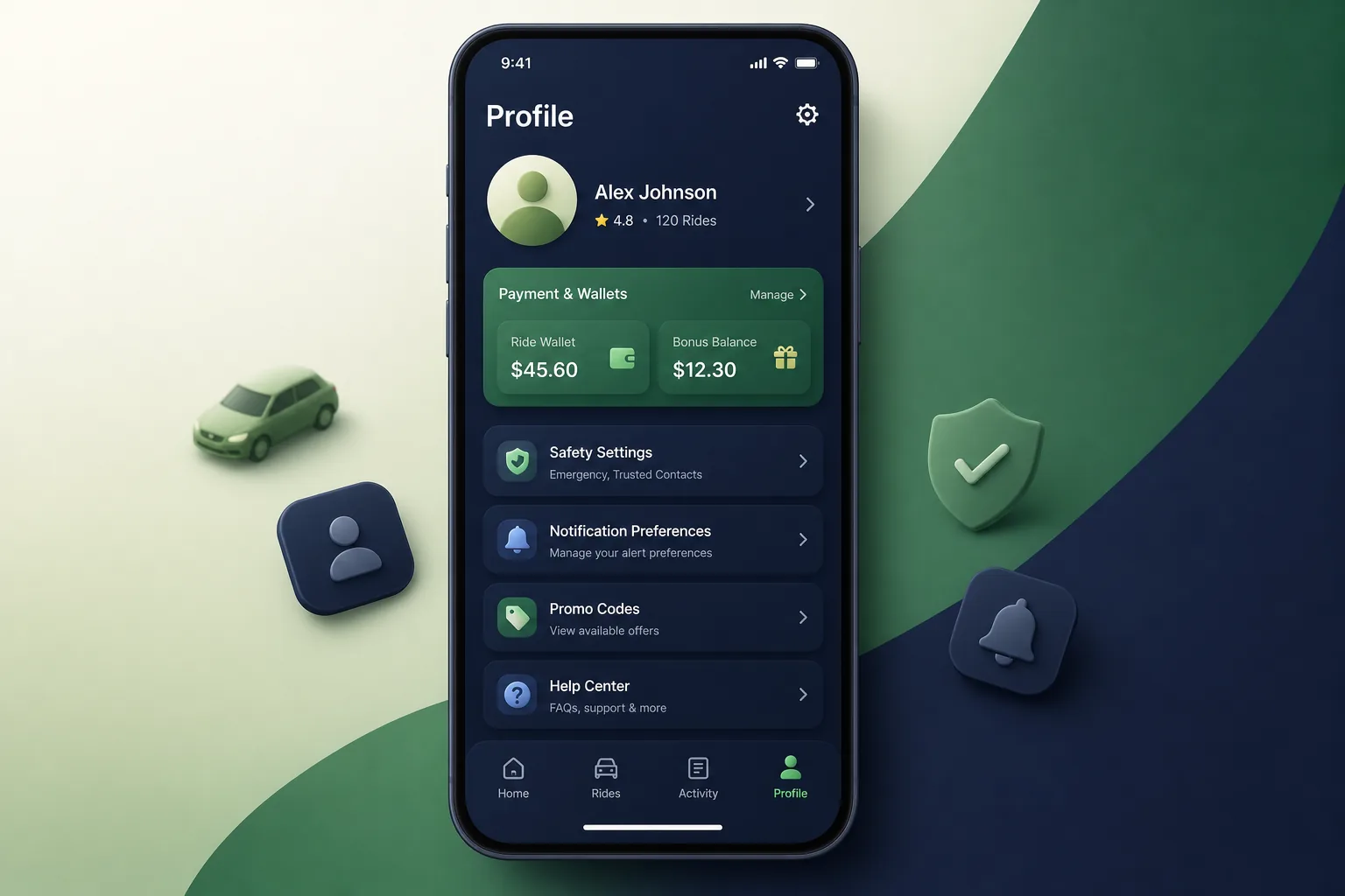 RideNow – Ride Hailing — settings and configuration