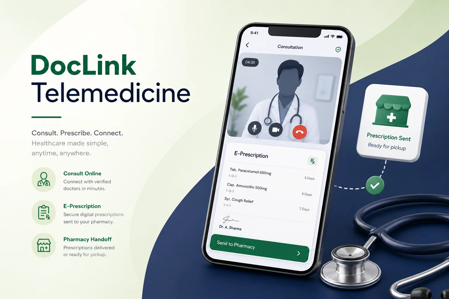 DocLink Telemedicine — Healthcare