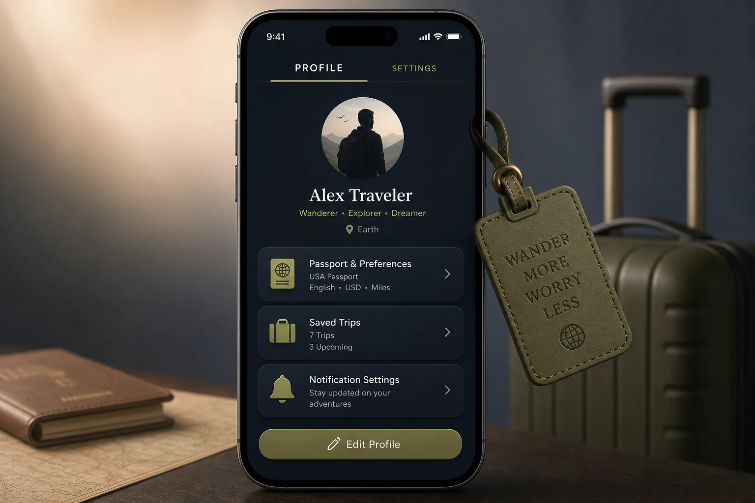 WanderMate Travel Planner — settings and configuration