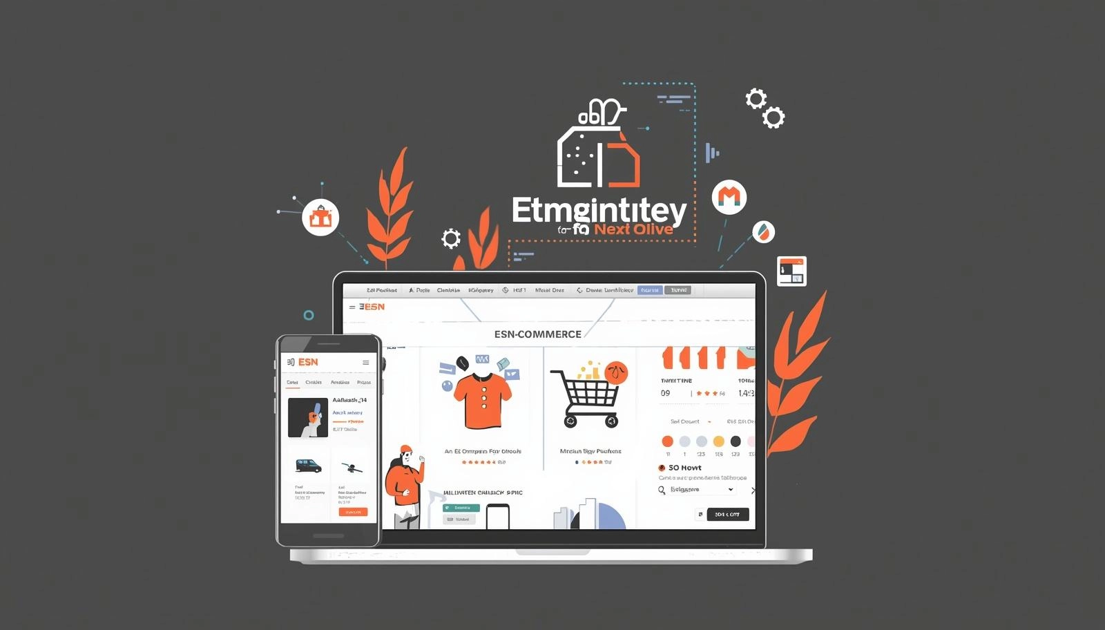 ESN An E-Commerce App and Website developed by Next Olive