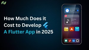 Image Shows the Flutter App Development Cost in via Text and Visual
